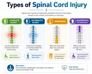 Types of Spinal Cord Injury